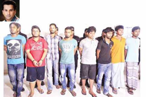 ৯ জন ৮ দিনের, ৪ জন ৫ দিনের রিমান্ডে